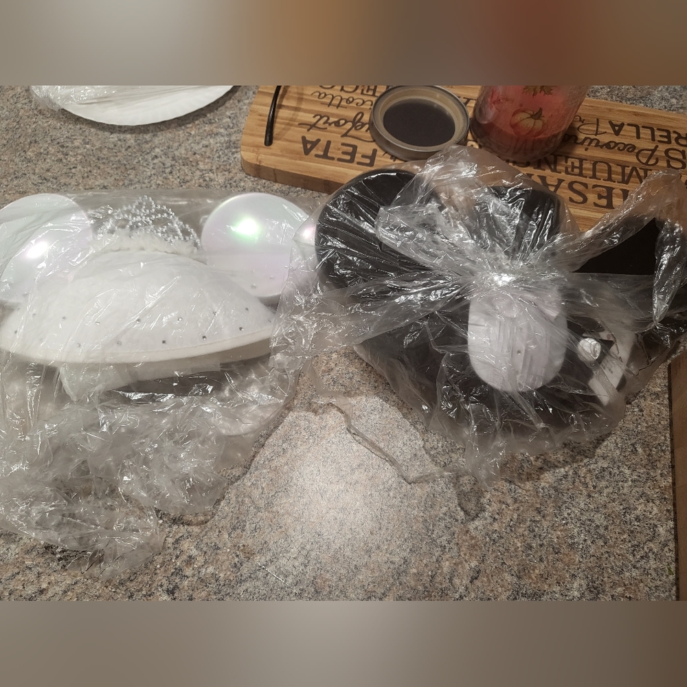 Bride and Groom Disney Mickey Hats